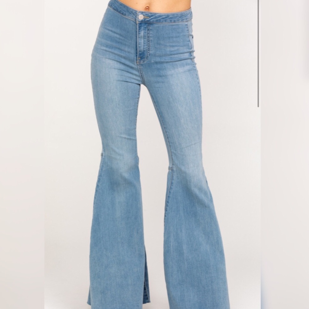 Just Float on Free People Flare Jeans